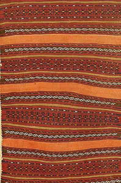 Torba, Turkmenistan, um 1920, Wolle auf Wolle, ca. 103 x 57 cm, SchÄtzwert: 650.- EURO, EHZ: 3
