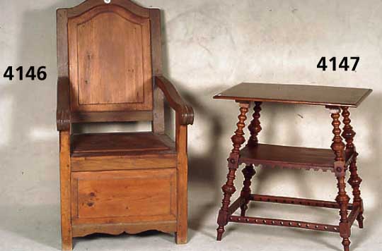Beistelltisch, deutsch, um 1880, GrÜnderzeit , Eiche massiv, teils furniert, praktisches BeistellmÖbel, ca. 72x68x48 cm