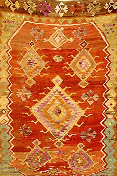 Anatol Kelim, TÜrkei, ca. 50 Jahre, Wolle auf Wolle, ca. 254 x 165 cm, SchÄtzwert: 1200.- EURO, EHZ: 3