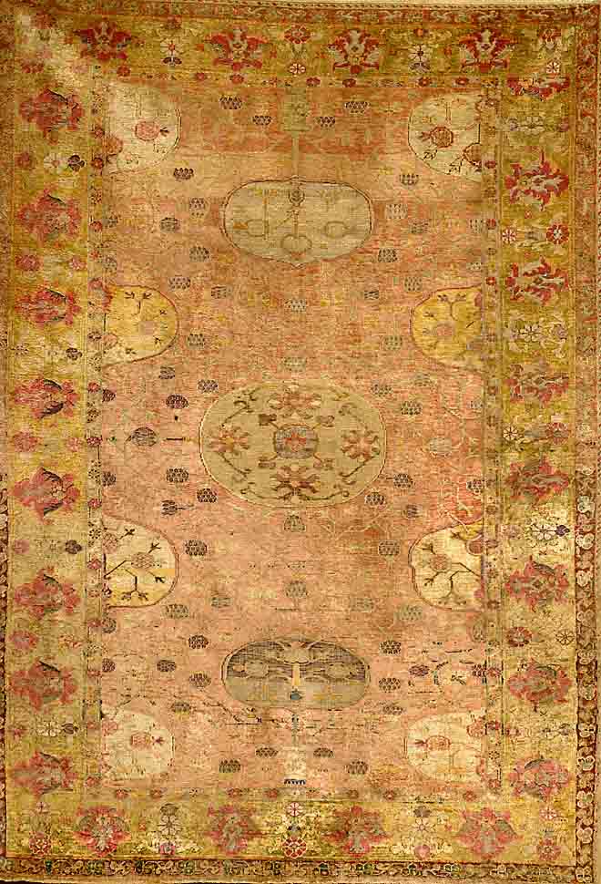 Kaiseri Antik, TÜrkei, um 1870,Flor Naturseide, ca. 164 x 116 cm, SchÄtzwert: 6500.- EURO, EHZ: 4