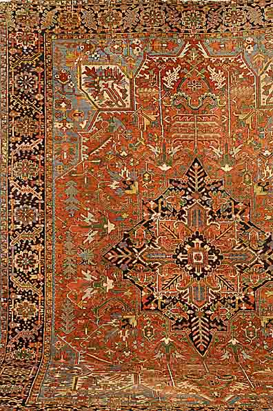 Heriz, Persien, um 1940, Wolle auf Baumwolle, ca. 397 x 305 cm, SchÄtzwert: 4500.- EURO, EHZ: 3-4