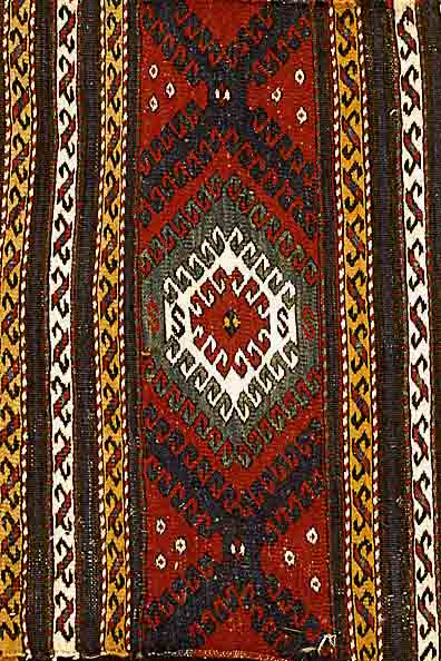Mafrashteil, Shahsawan, um 1910, Wolle auf Wolle, ca. 51 x 44 cm, SchÄtzwert: 850.- EURO, EHZ: 2