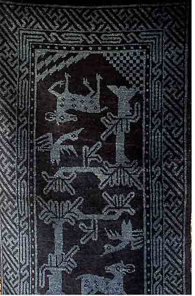 Pao Tow, China, um 1920, Wolle auf Baumwolle, ca. 125 x 67 cm, SchÄtzwert: 950.- EURO, EHZ: 2