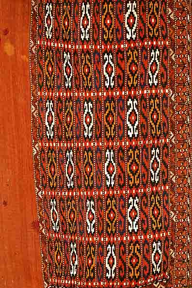 Torba, Torkmanistan, um 1910, Wolle auf Wolle, ca. 120 x 76 cm, Schätzwert: 950.- EURO, EHZ: 3