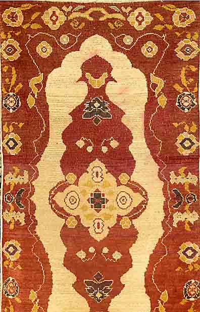 Ushak, Türkei, um 1920, Wolle auf Wolle, ca. 158 x 80 cm, Schätzwert: 850.- EURO, EHZ: