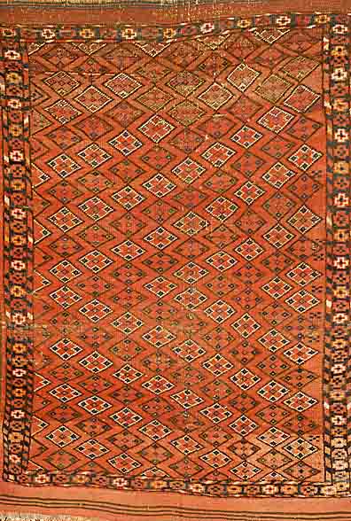 Belutsch, Rußland, um 1910, Wolle auf Wolle, ca. 134 x 95 cm, SchÄtzwert: 950.- EURO, EHZ: 3-4