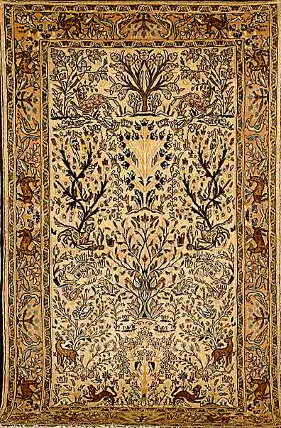 Ghom Alt, Persien, ca. 50 Jahre, Wolle auf Baumwolle, ca. 170 x 105 cm, SchÄtzwert: 1650.- EURO, EHZ: 2