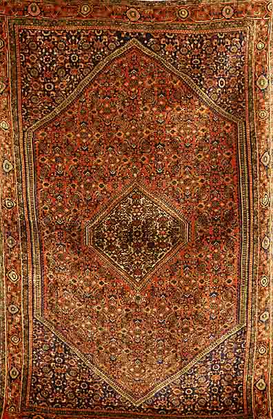 Bidjar fein, Persien, ca. 30 Jahre, Wolle auf Baumwolle, ca. 182 x 117 cm, SchÄtzwert: 1200.- EURO, ca. 500.000 Kn/qm, EHZ: 2