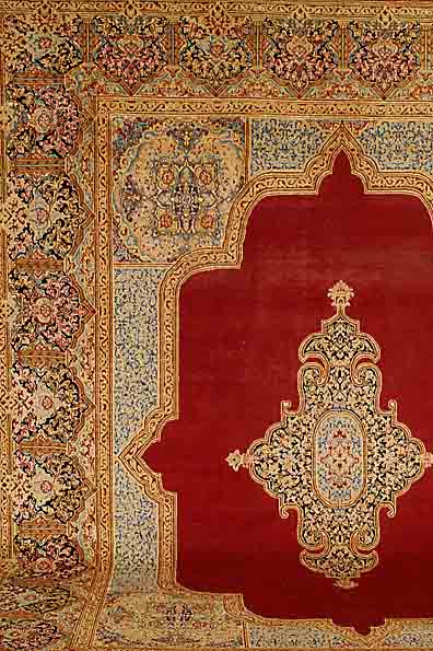 Kerman, Persien, ca. 40 Jahre, Wolle auf Baumwolle, ca. 387 x 302 cm, Schätzwert: 1650.- EURO, EHZ: 4