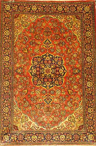 Ghom Seide, Persien, ca. 20 Jahre, reine Naturseide, ca. 148 x 101 cm, Schätzwert: 2850.- EURO, ca. 880.000 Kn/qm, EHZ: 1-2