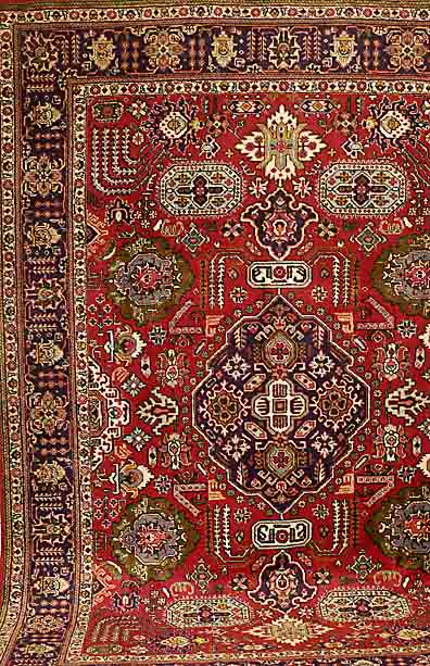 TÄbriz, Persien, ca. 30 Jahre, Wolle auf Baumwolle, ca. 328 x 232 cm, SchÄtzwert: 1100.- EURO, EHZ: 2-3