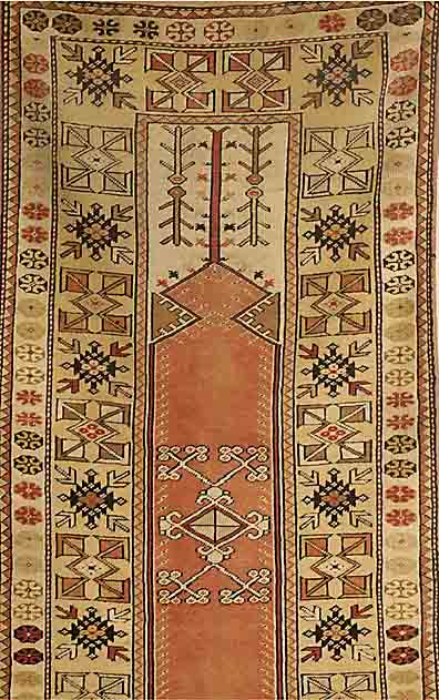 Milas, TÜrkei, ca. 35 Jahre, Wolle auf Wolle, ca. 192 x 104 cm, SchÄtzwert: 750.- EURO, EHZ: 3