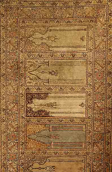 Kaiseri, TÜrkei, ca. 60 Jahre, Kunstseide, ca. 217 x 90 cm, SchÄtzwert: 1150.- EURO, EHZ: