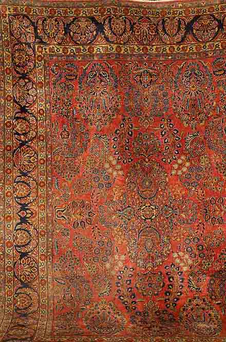 Sarogh US Re Import, Persien, um 1900, Wolle auf Baumwolle, ca. 353 x 255 cm, Schätzwert: 12500.- EURO, EHZ: 3-4,