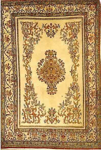 Esfahan Mobareke, Persien, ca. 60 Jahre, Wolle auf Baumwolle, ca. 200 x 140 cm, SchÄtzwert: 1500.- EURO, EHZ: 4,