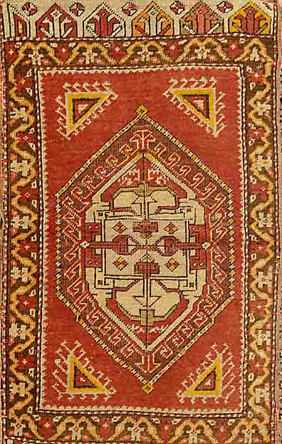 Anatol, TÜrkei, um 1930, Wolle auf Baumwolle, ca. 82 x 50 cm, SchÄtzwert: 450.- EURO, EHZ: 4