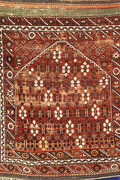 Bergama, TÜrkei, um 1930, Wolle auf Wolle, ca. 108 x 99 cm, SchÄtzwert: 450.- EURO, EHZ: