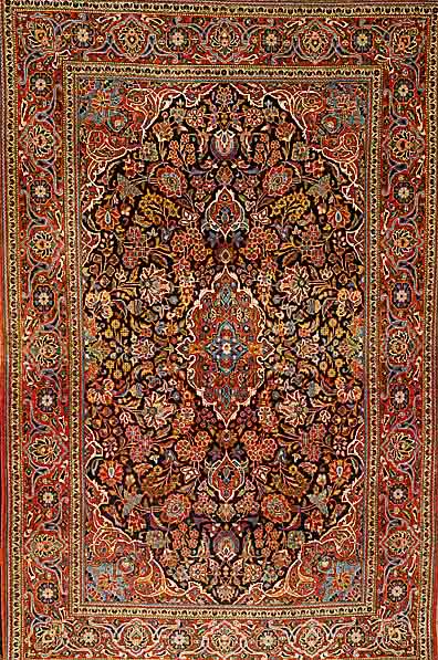 Keschan, Persien, ca. 60 Jahre, Wolle auf Baumwolle, ca. 209 x 135 cm, SchÄtzwert: 4500.- EURO, EHZ: 2-3