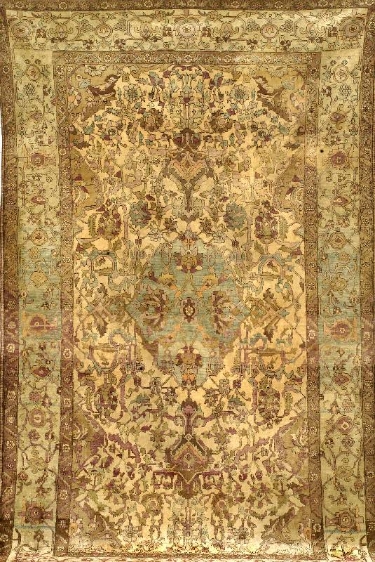 Keschan Mohtascham Antik, Persien, um 1900, reine Naturseide, ca. 210 x 130 cm, SchÄtzwert: 35000.- EURO, EHZ: 2
