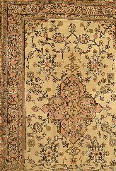Uschak, Türkei, um 1930, Wolle auf Baumwolle, ca. 365 x 240 cm, Schätzwert: 2200.- EURO, Reinigungsbedürftig, EHZ: 3