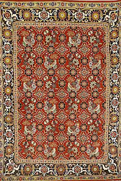 Waramin, Persien, ca. 10 Jahre, Wolle auf Baumwolle, ca. 214 x 149 cm, SchÄtzwert: 1100.- EURO, EHZ: 1-2