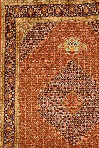 Bidjar fein, Persien, ca. 40 Jahre, Wolle auf Baumwolle, ca. 350 x 250 cm, SchÄtzwert: 3800.- EURO, EHZ: 1-2