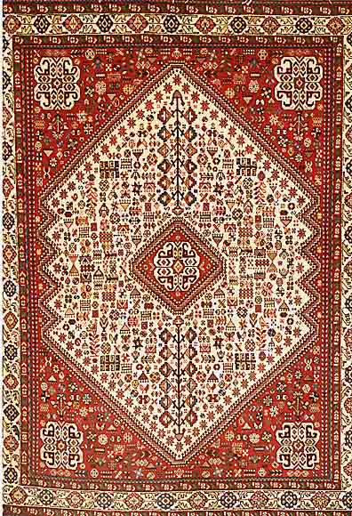 Abadeh, Persien, ca. 20 Jahre, Wolle auf Baumwolle, ca. 201 x 150 cm, SchÄtzwert: 850.- EURO, EHZ: 1-2