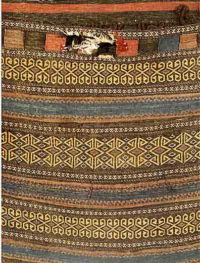 Sumakh Doppeltasche, Belutsch, um 1920, Wolle auf Wolle, ca. 117 x 52 cm, SchÄtzwert: 650.- EURO, EHZ: 3-4
