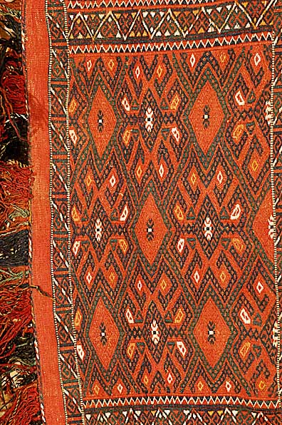 Ersari Torba Sumak, Persien, um 1920, Wolle auf Wolle, ca. 72 x 44 cm, SchÄtzwert: 650.- EURO, EHZ: 2-3