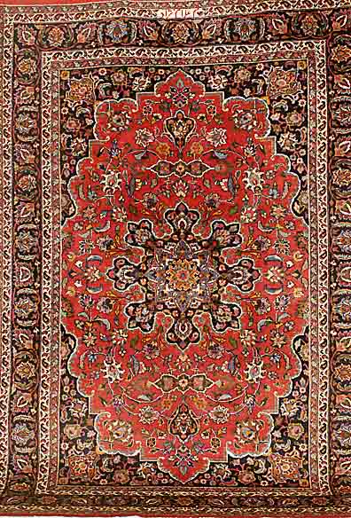 Mesched sign., Persien, ca. 30 Jahre, Wolle auf Baumwolle, ca. 294 x 204 cm, SchÄtzwert: 1550.- EURO, EHZ: 2-3