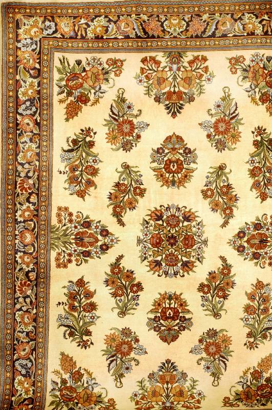 Rosenbidjar, Persien, neuwertig, Wolle auf Baumwolle, ca. 252 x 183 cm, SchÄtzwert: 2350.- EURO, sehr StrapazierfÄhig, Ehz: 1-2 sehr guter ...