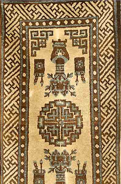Pao Tow, China, um 1900, Wolle auf Baumwolle, ca. 120 x 60 cm, SchÄtzwert: 1250.- EURO, EHZ: 2
