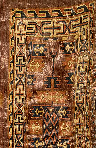 Yomuth-Mafrash, West-Turkestan, um 1870, Wolle auf Wolle, ca. 86 x 34 cm, SchÄtzwert: 950.- EURO, EHZ: 5