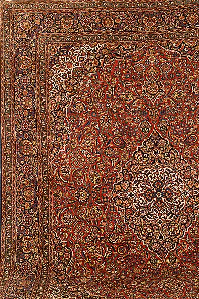 Keschan fein, Persien, ca. 40 Jahre, Korkwolle, ca. 423 x 316 cm, SchÄtzwert: 5900.- EURO, EHZ: 2