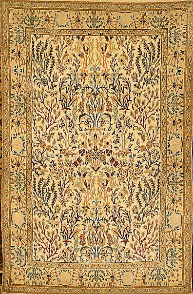Nain fein, Persien, ca. 30 Jahre, Korkwolle mit Seide, ca. 187 x 120 cm, SchÄtzwert: 2900.- EURO, EHZ: 2