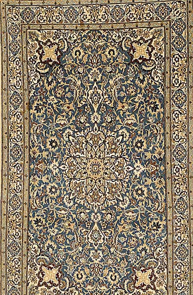 Nain, Persien, ca. 30 Jahre, Korkwolle, ca. 196 x 116 cm, SchÄtzwert: 1800.- EURO, ca. 400.000 Kn/qm, EHZ: 2