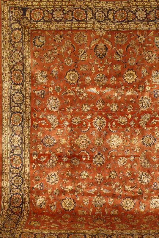 Khorassan fein, Persien, ca. 30 Jahre, Wolle auf Baumwolle, ca. 344 x 244 cm, SchÄtzwert:2200 EURO,EHZ:1-2,Abrasch,gereinigt