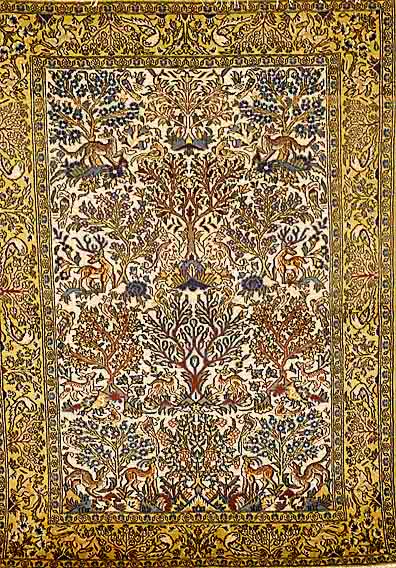Ghom, Persien, ca. 60 Jahre, Flor Wolle mit Seide, ca. 157 x 110 cm, SchÄtzwert: 1100.- EURO, EHZ: 2