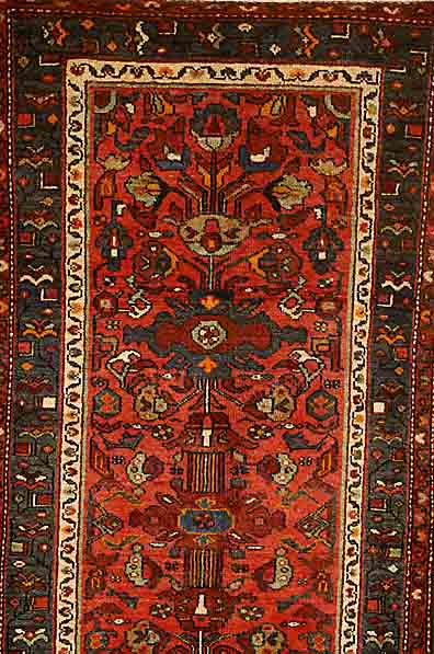 Darjasin, Persien, ca. 60 Jahre, Wolle auf Baumwolle, ca. 213 x 98 cm, Schätzwert: 1050.- EURO, EHZ: 3