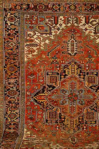 Heriz, Persien, ca. 70 Jahre, Wolle auf Baumwolle, ca. 344 x 252 cm, SchÄtzwert: 2800.- EURO, EHZ: 4