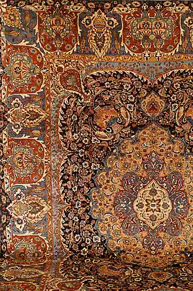 Kaschmar, Persien, ca. 40 Jahre, Wolle auf Baumwolle, ca. 383 x 295 cm, Schätzwert: 2200.- EURO, EHZ: 3