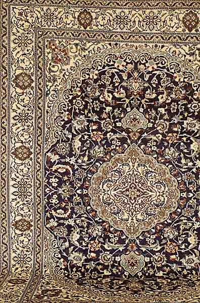 Nain, Persien, ca. 10 Jahre, Flor Wolle mit Seide, ca. 338 x 244 cm, SchÄtzwert: 1600.- EURO, EHZ: 3-4, gereinigt