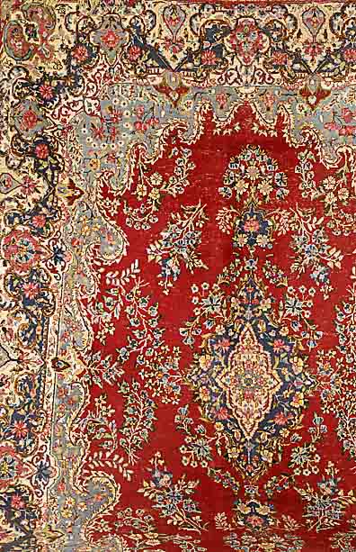 Yazd, Persien, ca. 50 Jahre, Wolle auf Baumwolle, ca. 425 x 290 cm, Schätzwert: 750.- EURO, EHZ: 4-5