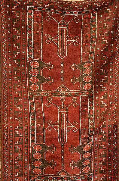 Beschir, Afghanistan, ca. 60 Jahre, Wolle auf Wolle, ca. 253 x 88 cm, SchÄtzwert: 650.- EURO, Wellig, EHZ: 3