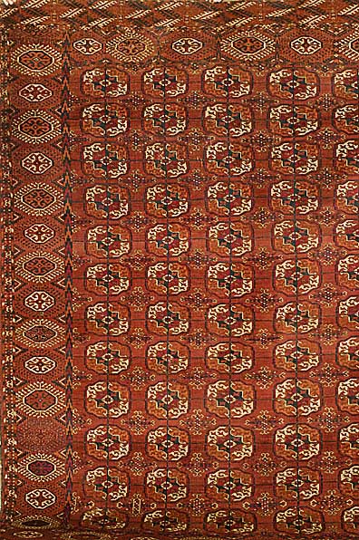 Tekke, Rußland, um 1905, Wolle auf Wolle, ca. 250 x 190 cm, SchÄtzwert: 3500.- EURO, EHZ: 3-4