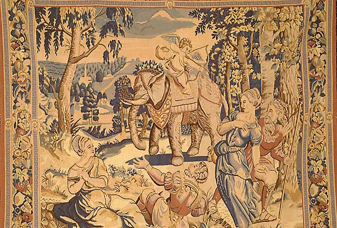 Tapesery, China, ca. 20 Jahre, Wolle auf Wolle, ca. 244 x 220 cm, SchÄtzwert: 1800.- EURO, EHZ: 2