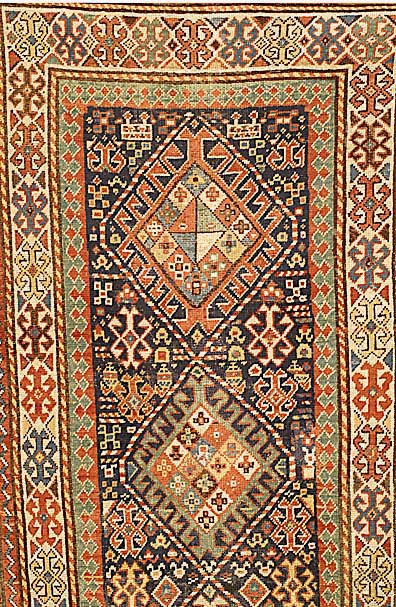 Schirwan, Rußland, um 1900, Wolle auf Wolle, ca. 270 x 88 cm, SchÄtzwert: 2800.- EURO, EHZ: 3-4