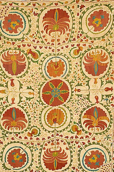 Susani, Usbekistan, um 1900, ca. 167 x 123 cm, SchÄtzwert: 1500.- EURO, EHZ: 3