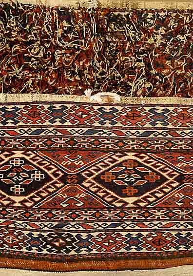 Shahsawan Mafrasch(Truhe), Persien, um 1930, Wolle auf Wolle, ca. 115 x 40 cm, SchÄtzwert: 1100.- EURO, EHZ: 2