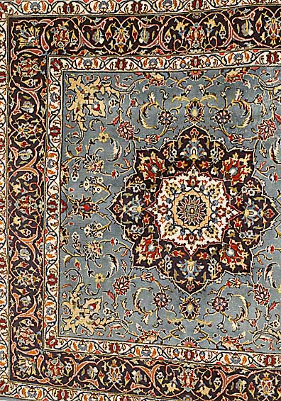 Yazd, Persien, neuwertig, Wolle auf Baumwolle, ca. 202 x 200 cm, SchÄtzwert: 1100.- EURO, EHZ: 2-3